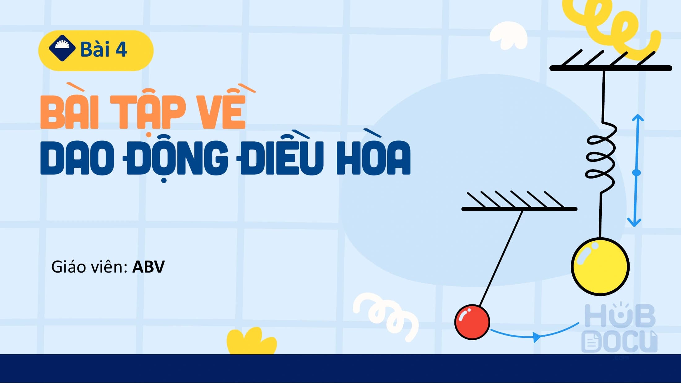 Dtg- vật lý 11- KNTT- bài 4- bài tập về dao động điều hòa